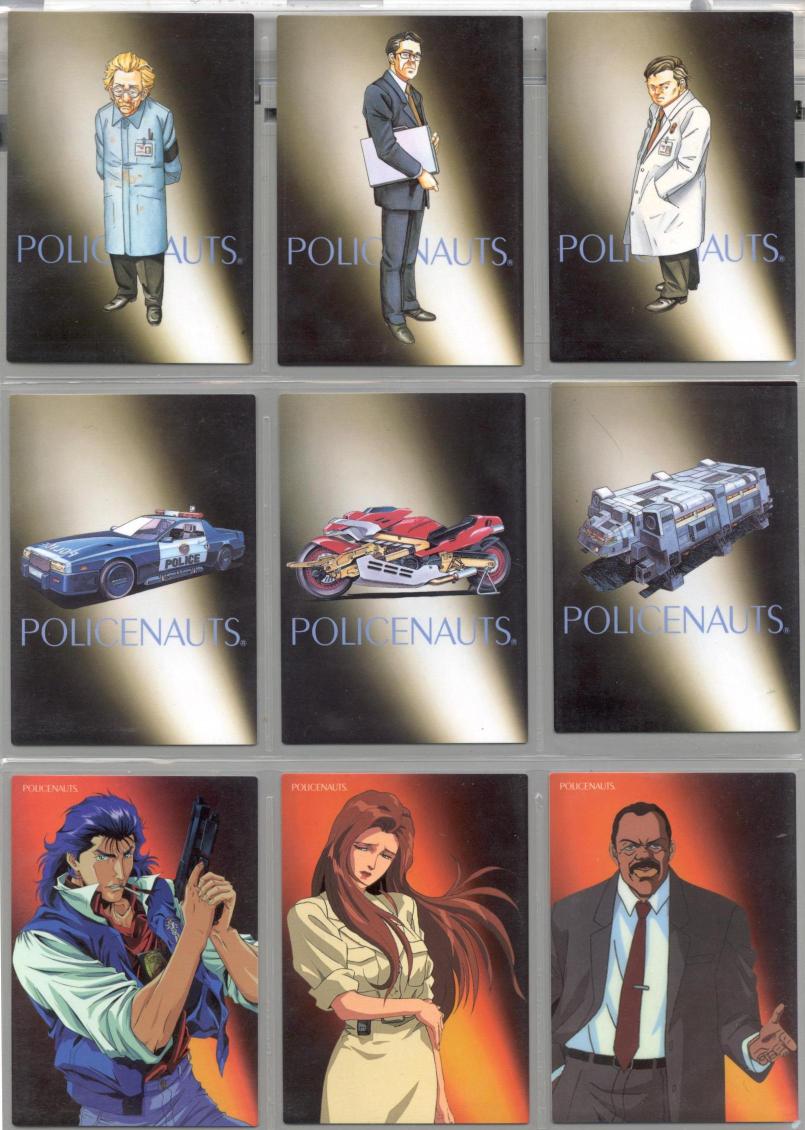 Policenauts Cards 10-18