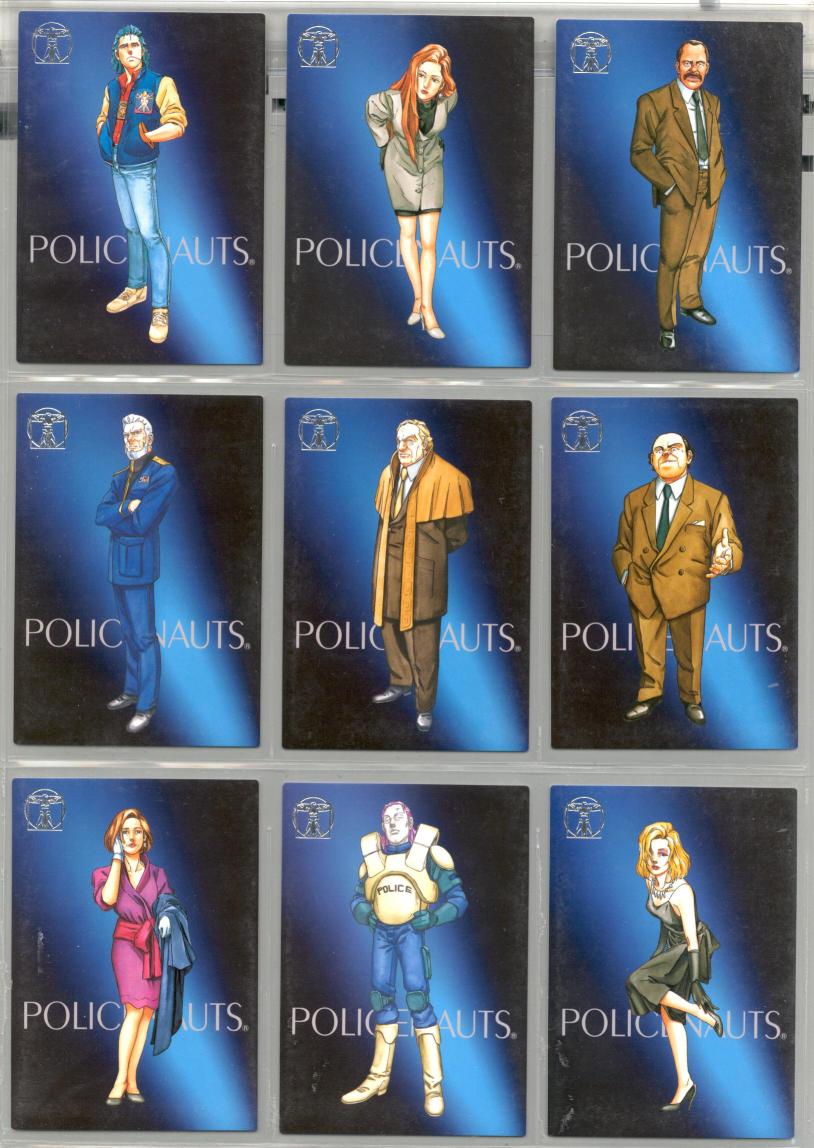 Policenauts Cards R1-R9